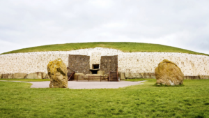 Newgrange prehistoric monument in County Meath, Ireland